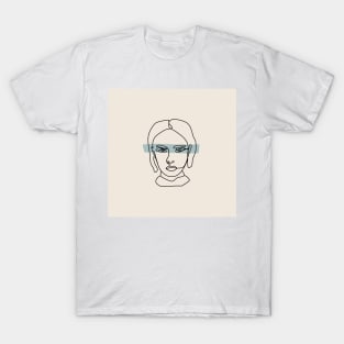 fashionista line art T-Shirt